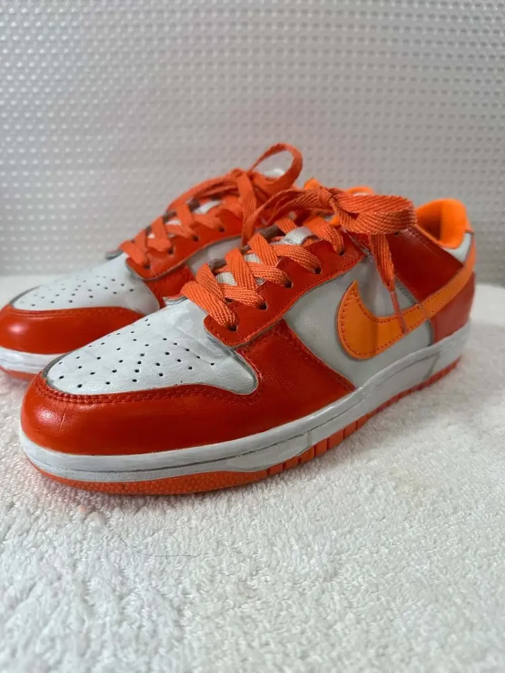 Nike Dunk Low SP 'Syracuse' Orange White CU1726-101 Size 7